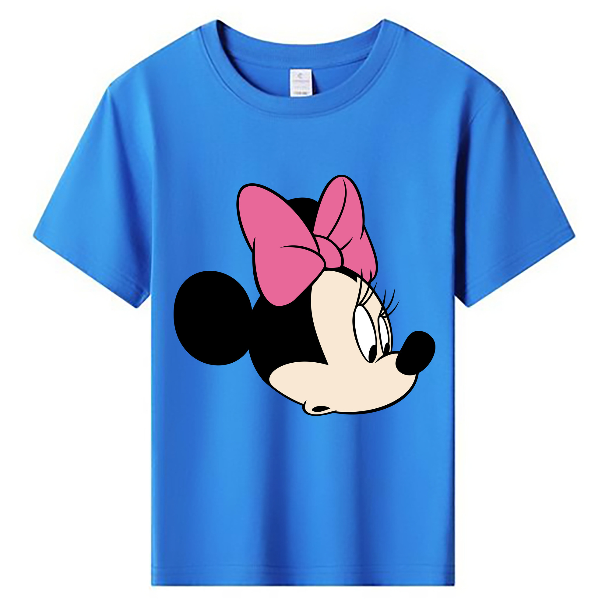 ミッキーマウス Mickey Mouse 綿100％キッズTシャツ（フロントプリント）